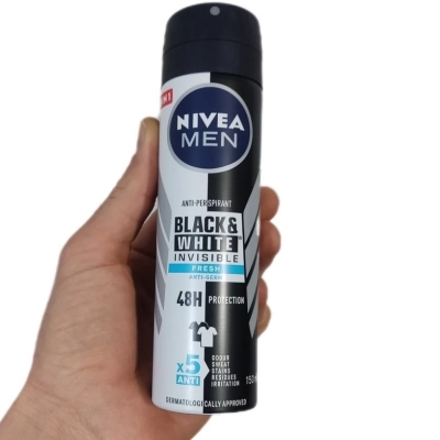 اسپری مردانه BLACK&WHITE حجم ۱۵۰ میلی‌لیتر ارزانترین فروشگاه اینترنتی