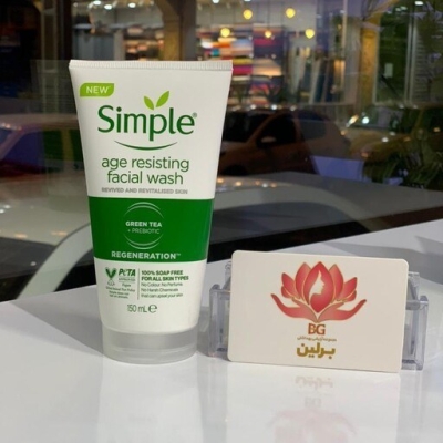 شوینده age resisting facial wash سیمپل حجم 150 میل ساخت کشور لهستان