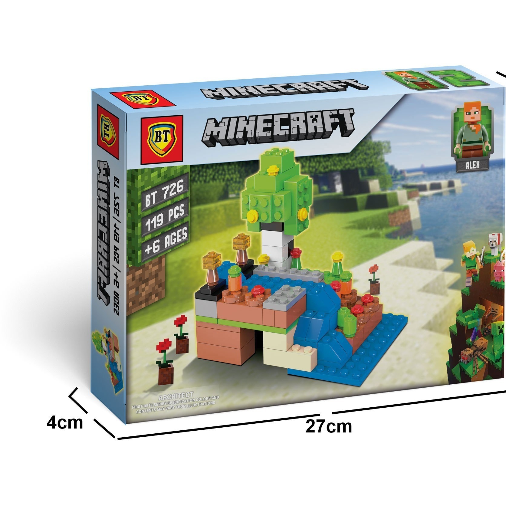 لگو ماینکرفت متوسط 119 قطعه کد BT 726 در ارزانترین فروشگاه اینترنتی ایران ارزان