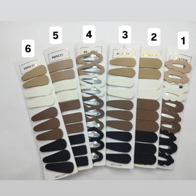 گیره مو تق تقی شمعی نود پک 10 عددی